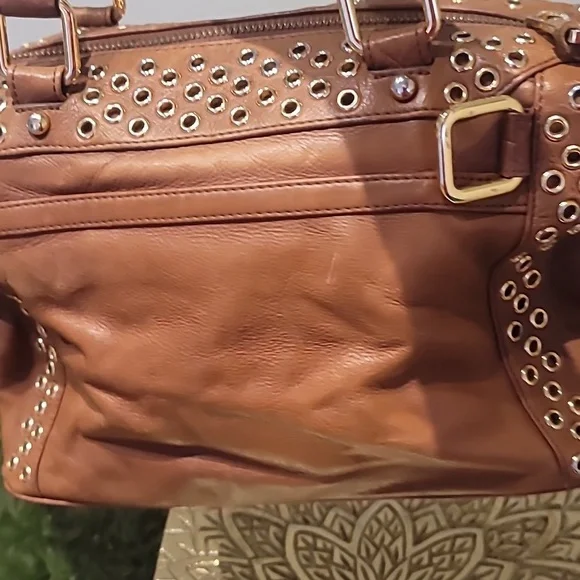 Rebecca Minkoff Morning After Bag Studded Camel Leather - Picture 5 of 12